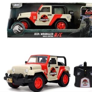 Jada Jurassic World RC 1992 Jeep Wrangler – Turbo Function, Precision Controls,